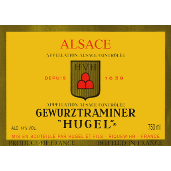 Label shot for 2011 Hugel Gewurztraminer