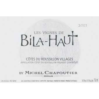 Label shot for 2011 Domaine Bila Haut Cotes Du Roussillon