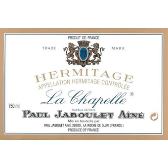 Label shot for 2010 Paul Jaboulet Hermitage La Chapelle