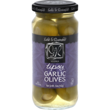 Product image for  Tipsy Garlic Vodka Olives Sable & Rosenfeld