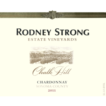 Label shot for 2011 Rodney Strong Chalk Hill Chardonnay