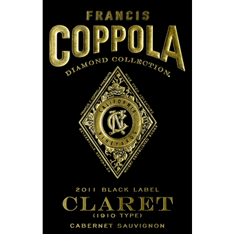 Label shot for 2011 Coppola Diamond Collection Claret