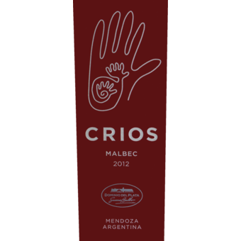 Label shot for 2012 Crios De Susana Balbo Malbec
