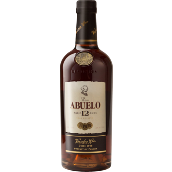 Bottle shot for  Ron Abuelo 12yr Panama Rum