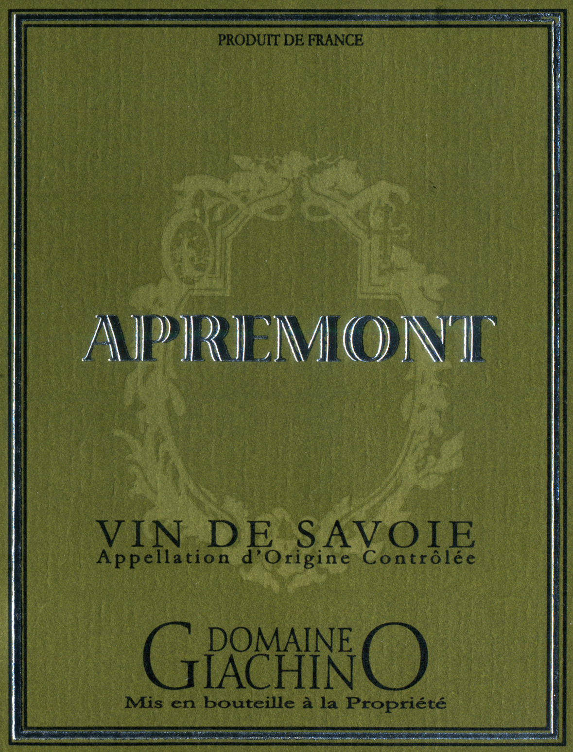2010 Frederic Giachino Apremont Wine Library