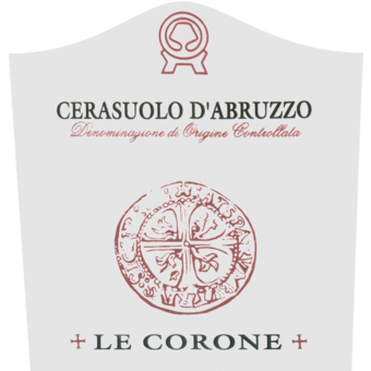 Label shot for 2012 Cantina Colonnella Cerasuolo D'abruzzo Rosado Le Corone