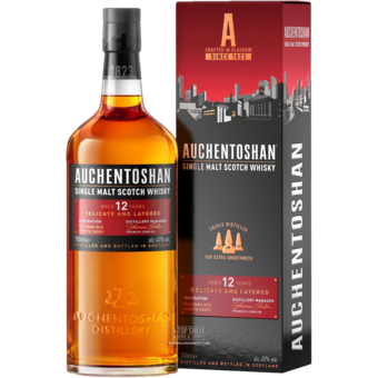 Bottle shot for  Auchentoshan 12yr