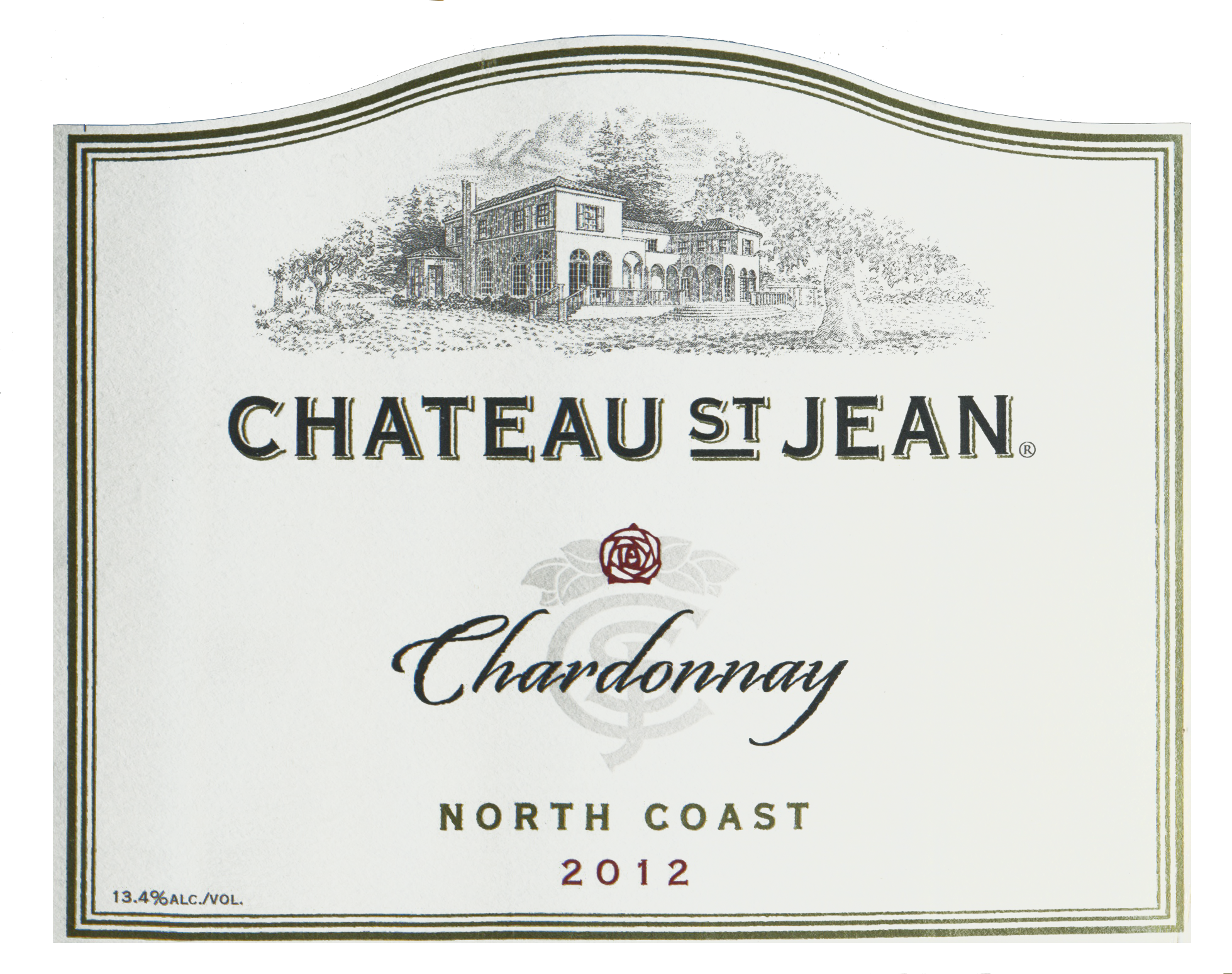 2012 Chateau St Jean North Coast Chardonnay Wine Library