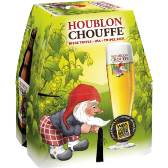 Bottle shot for  Achouffe Houblon Chouffe Ipa 4pk