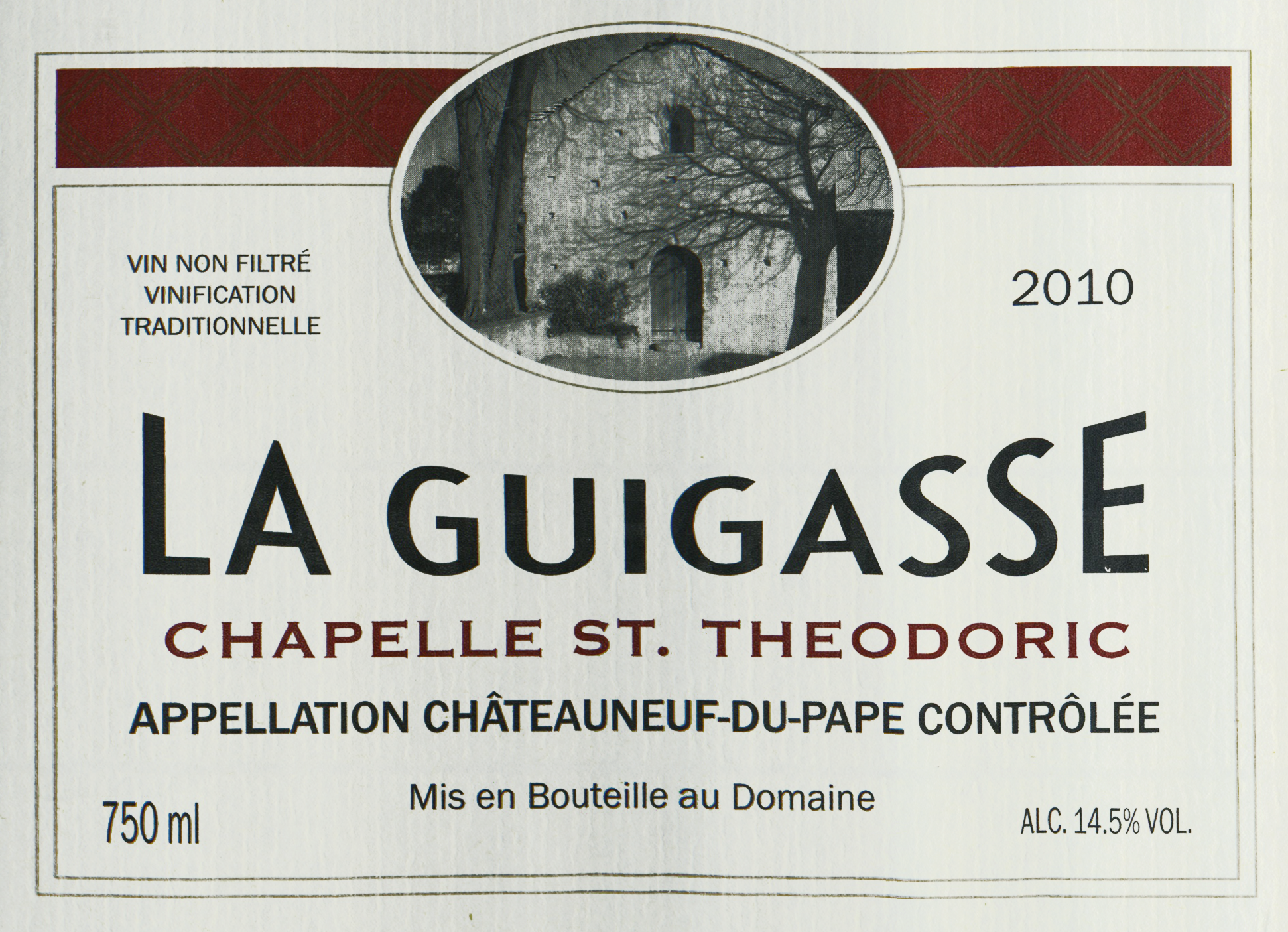 2010 Saint Theodoric La Guigasse Chateauneuf Du Pape Wine Library
