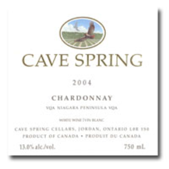 Label shot for 2004 Cave Springs Chardonnay