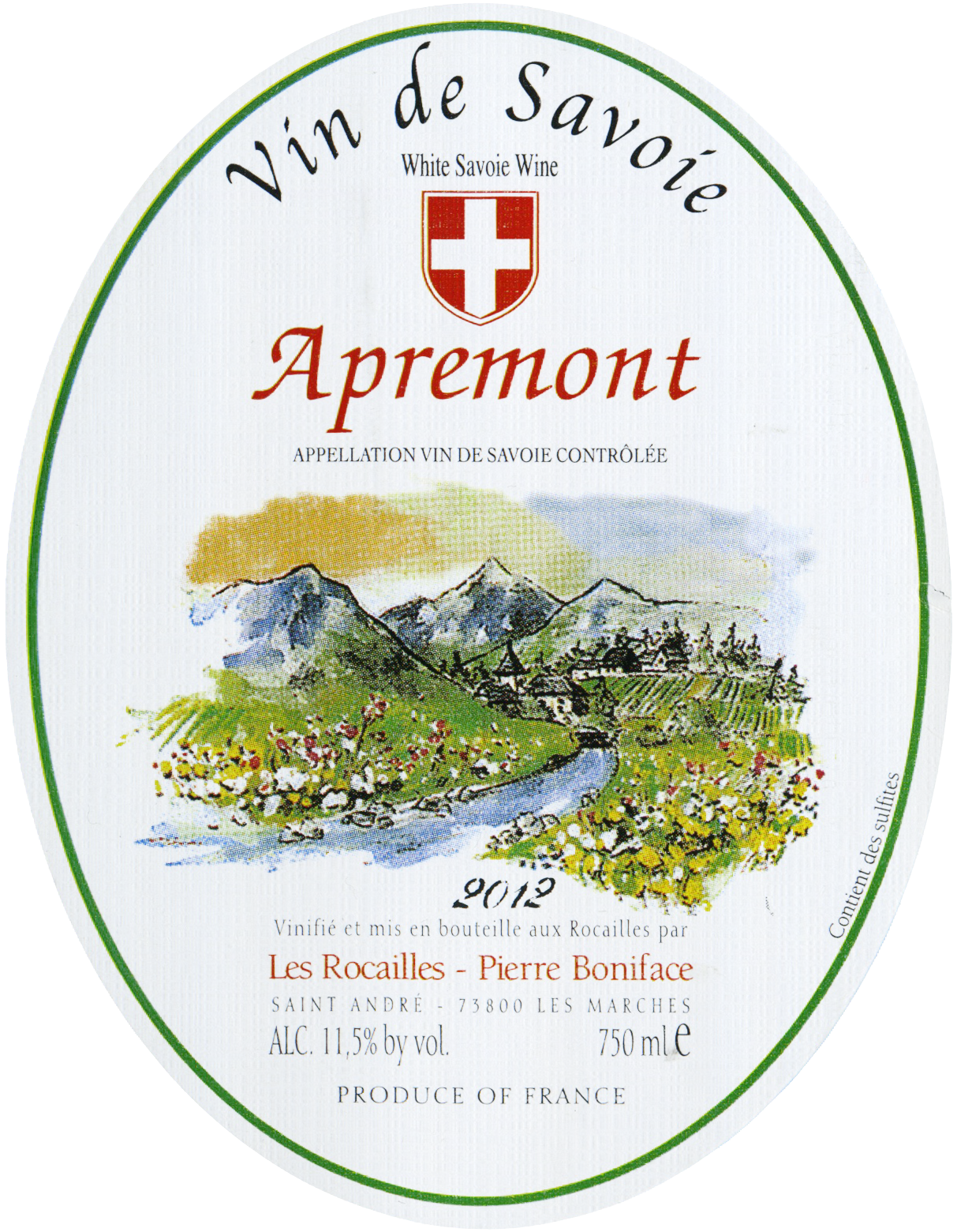 2012 Boniface Apremont Wine Library