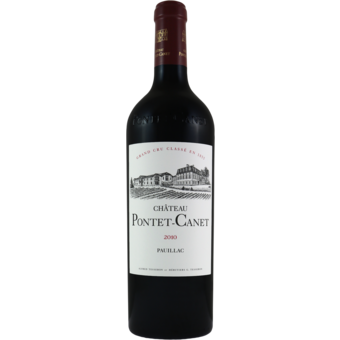 Bottle shot for 2010 Chateau Pontet Canet