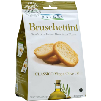 Bottle shot for  Asturi Bruschettini   Olive Oil
