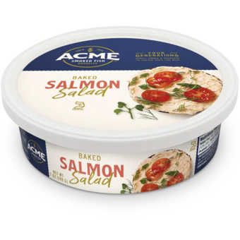 Label shot for  Acme Baked Salmon Salad