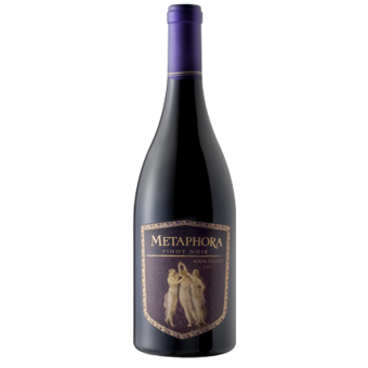 Bottle shot for 2009 Metaphora Pinot Noir