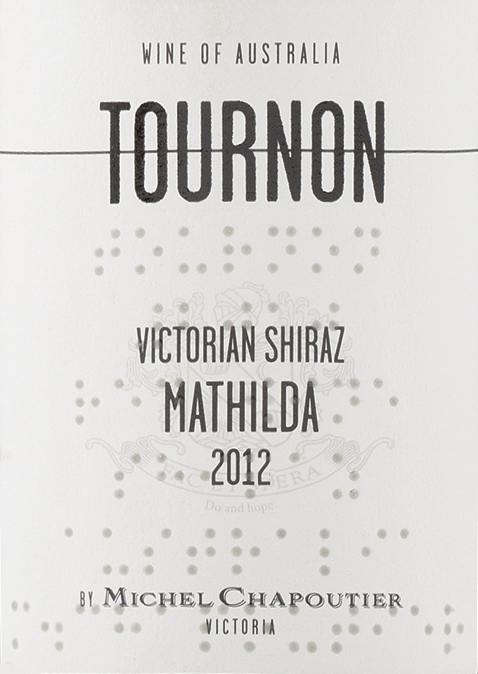 Tournon Victorian Shiraz Mathilda 2013 Red Austrailian Wine Tournon Victorian Shiraz Mathilda 2013 Red Austrailian Wine