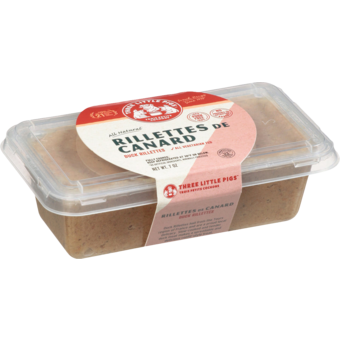 Bottle shot for  3 Little Pigs Rillettes De Canard