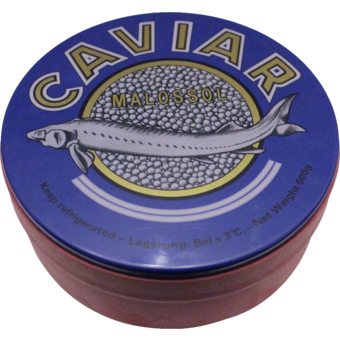 Bottle shot for  Kaluga Great Caviar Tin