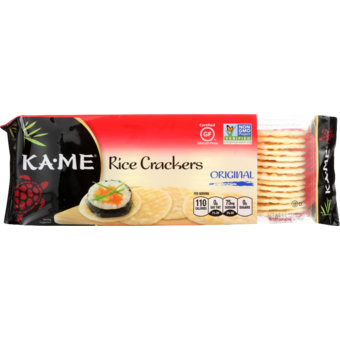 Bottle shot for  Kame Plain Rice Crackers