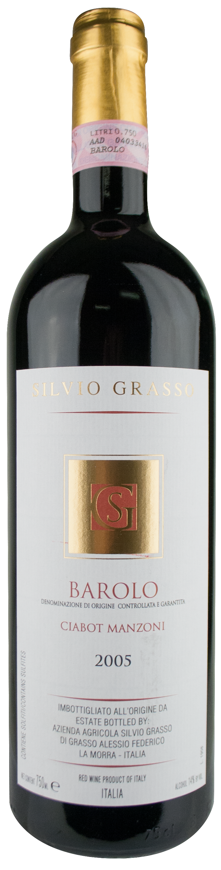 2005 Silvio Grasso Barolo Ciabot Manzoni | Wine Library