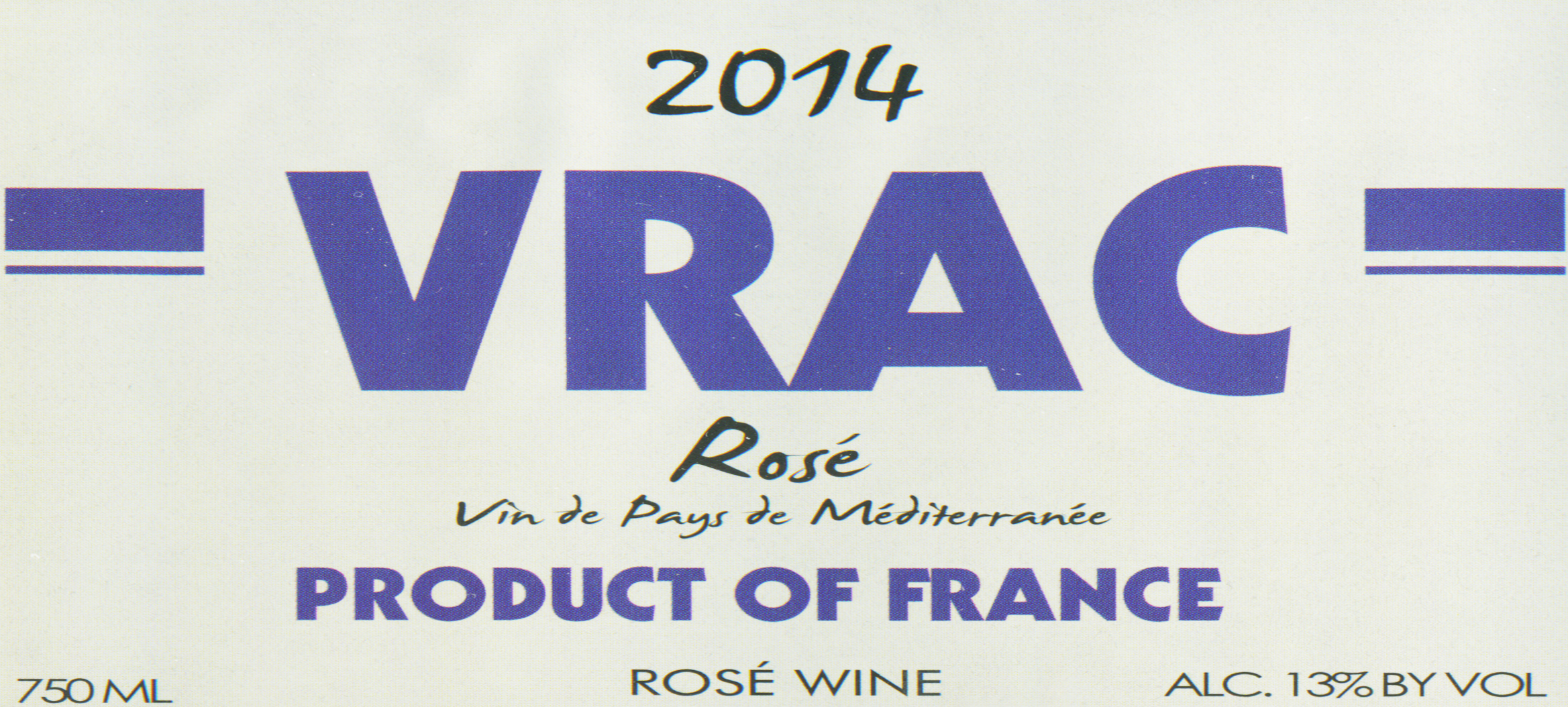 2014 Vrac Rose Wine Library