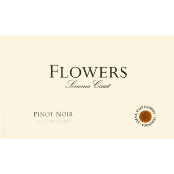 Label shot for 2013 Flowers Sonoma Coast Pinot Noir