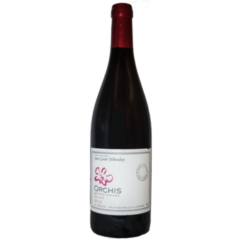 Bottle shot for 2010 Jean Louis Tribouley Cotes Catalanes "Orchis" Vieilles Vignes