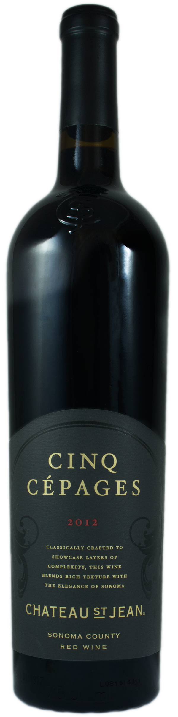 2012 Chateau St Jean Cinq Cepages Wine Library