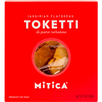 Bottle shot for  Toketti Sardinian Crisps