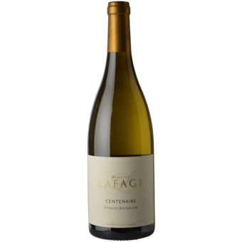 Bottle shot for 2014 Lafage Cuvee Centenaire Blanc