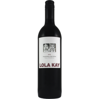 Bottle shot for 2013 Lola Kay Napa Red