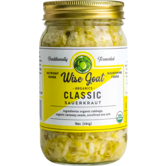 Bottle shot for  Wise Goat Organics Classic Kraut