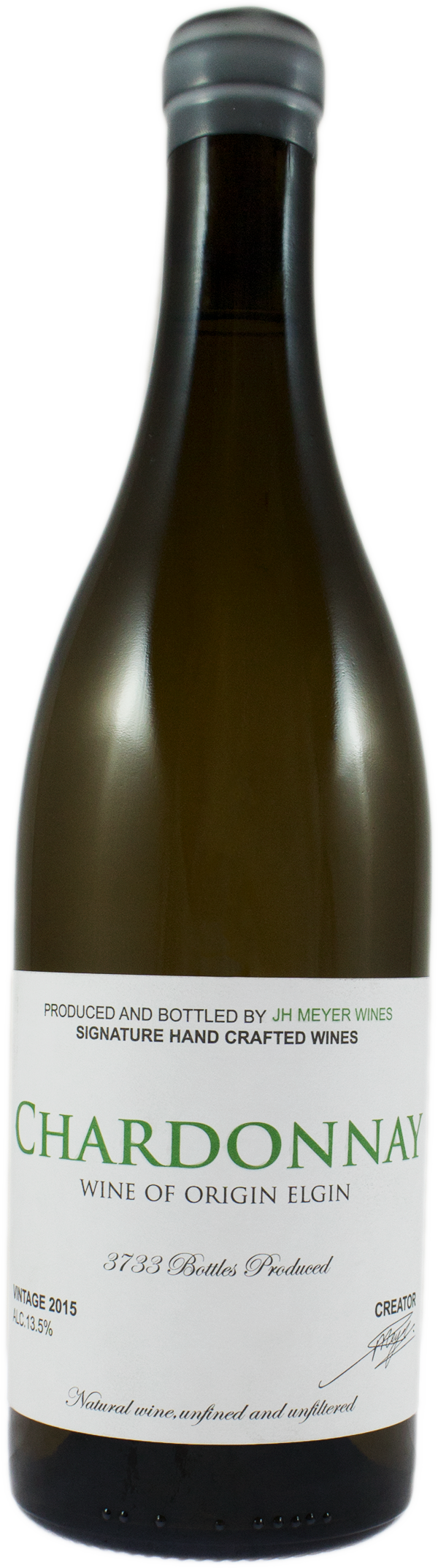 2015 Jh Meyer Chardonnay Wine Library