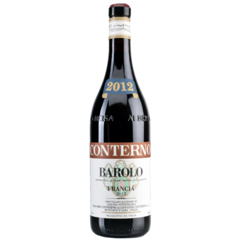 Bottle shot for 2012 Giacomo Conterno Barolo Francia