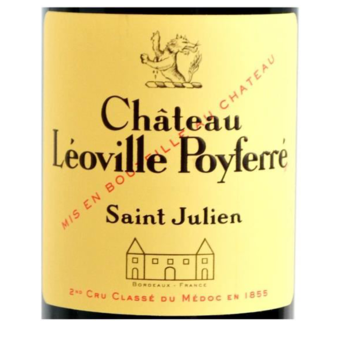 Label shot for 2014 Chateau Leoville Poyferre