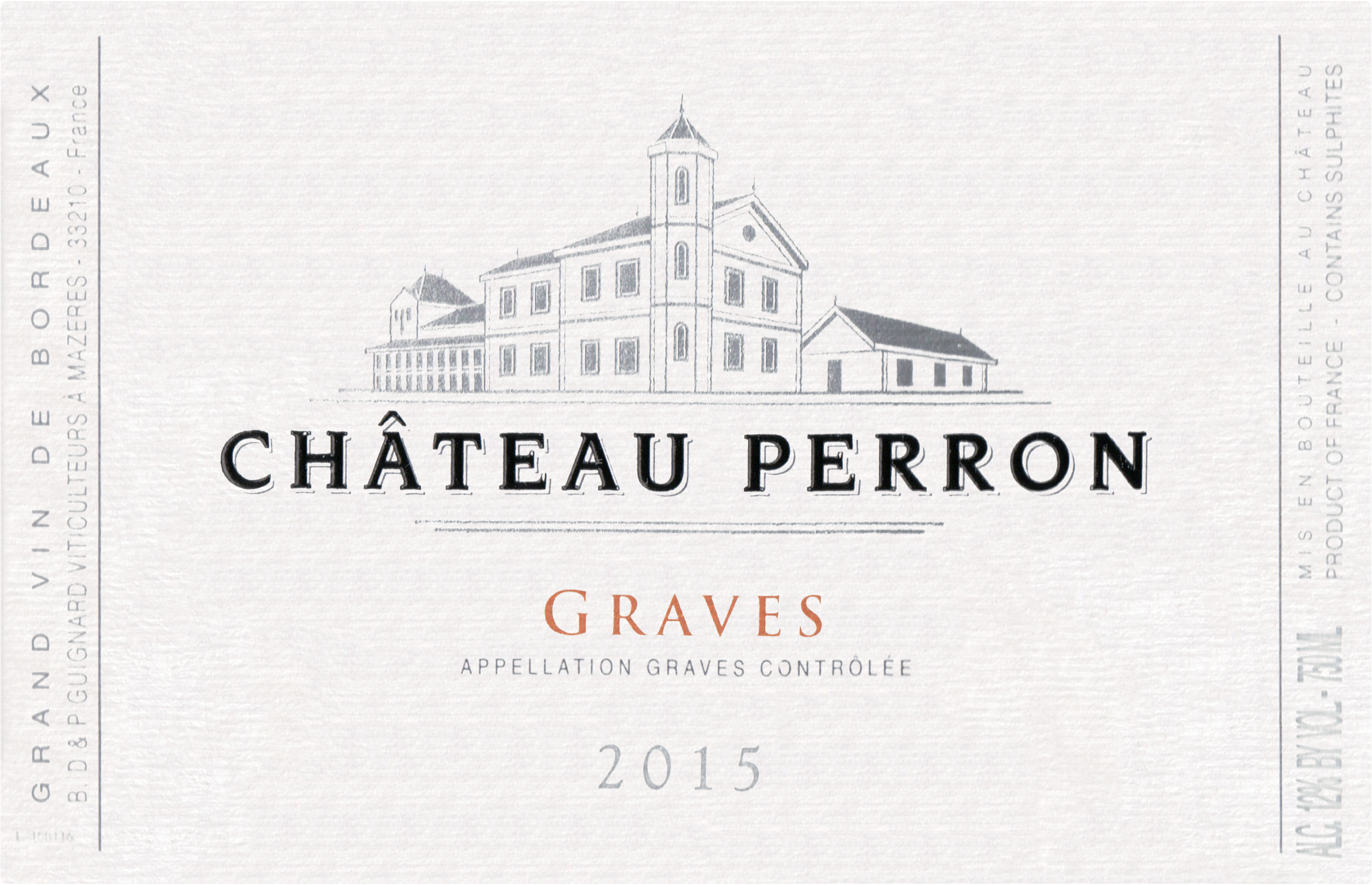 CHATEAU PERRON GRAVES 2005赤 2009白 2本 2009 Château Perron Graves - CellarTracker